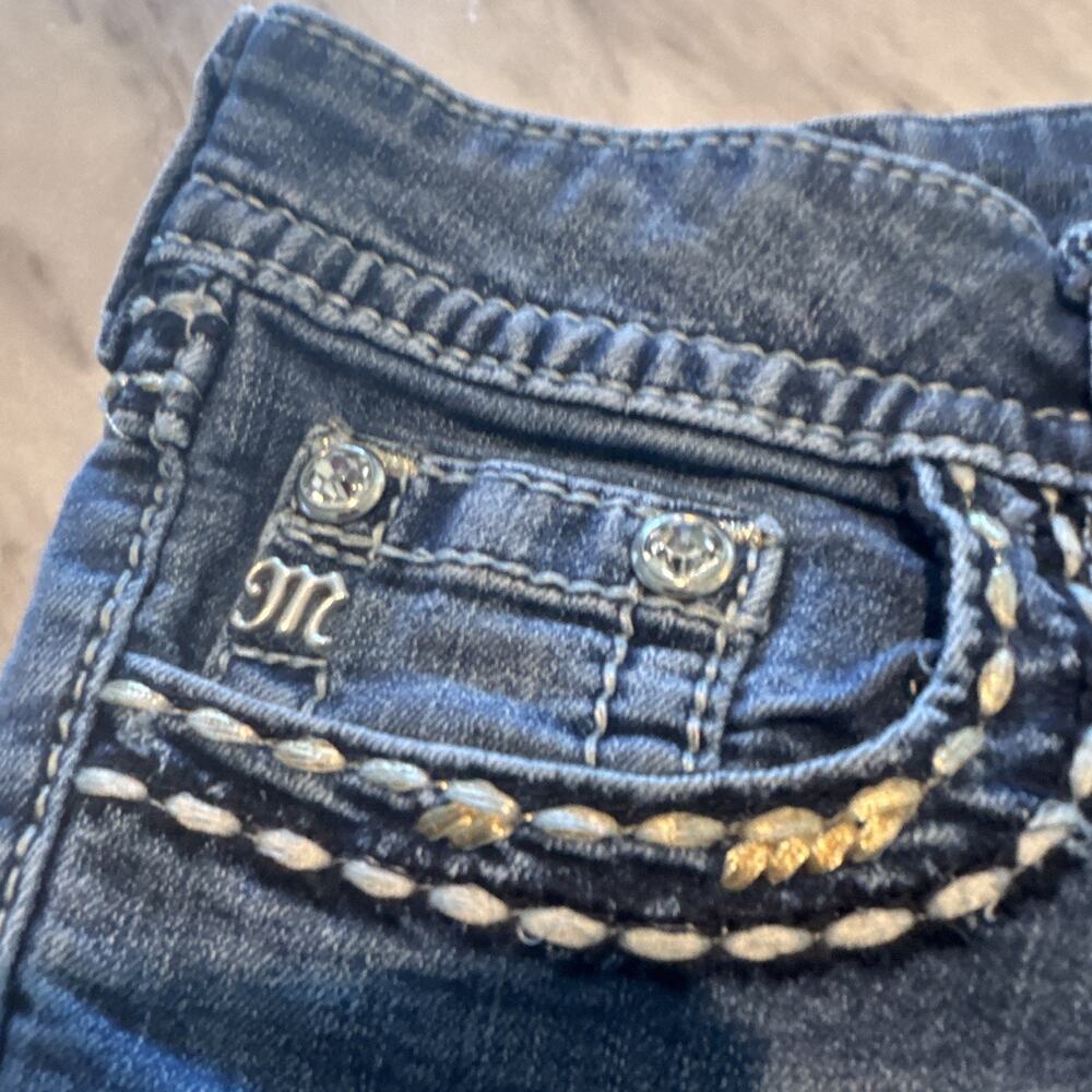 Miss Me Women's Blue Jean Signature Rise Bootcut Size 27 0222 - Picture 8 of 10